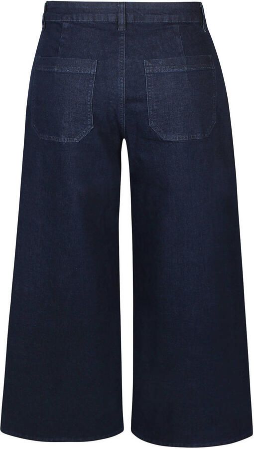 Anyday wide leg jeans Plus Size mediumblauw - Foto 2