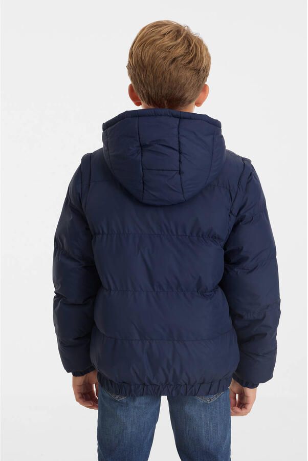 Anytime 2 in 1 winterjas donkerblauw - Foto 3