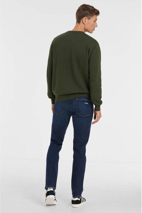 Anytime Athletic fit jeans donkerblauw - Foto 2