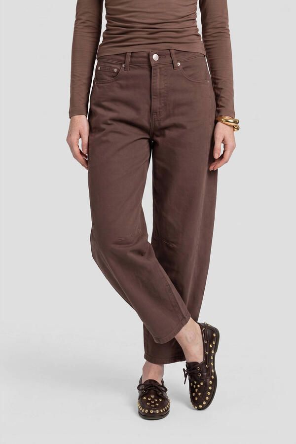 Anytime barrel jeans bruin