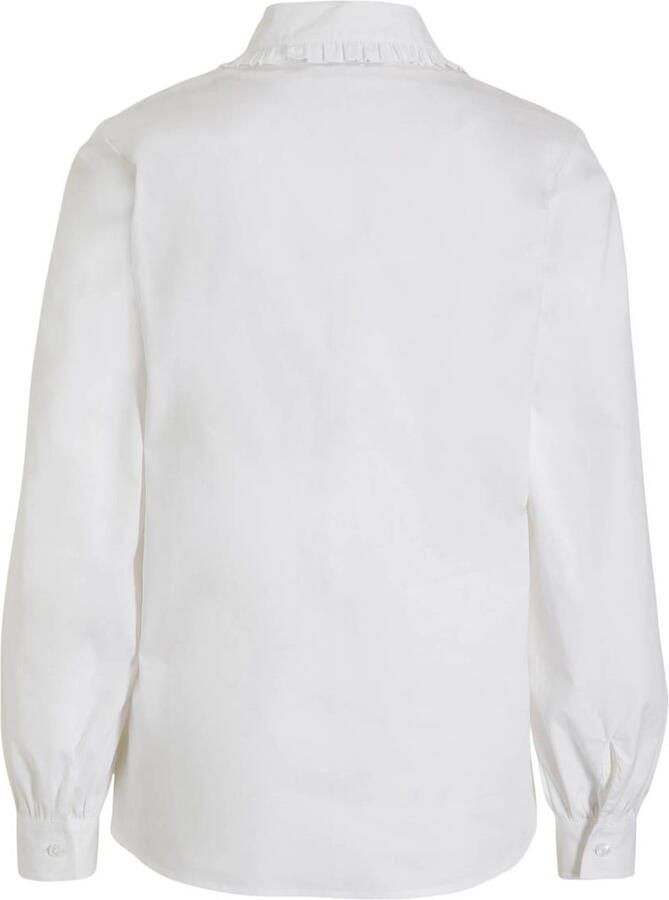 Anytime blouse met peter pan kraag wit - Foto 2