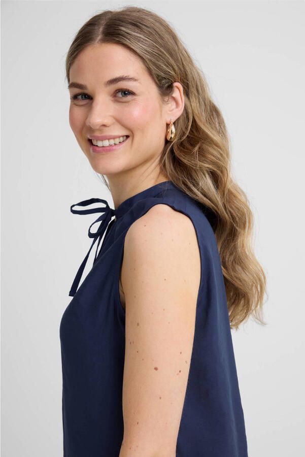Anytime blousetop donkerblauw - Foto 2