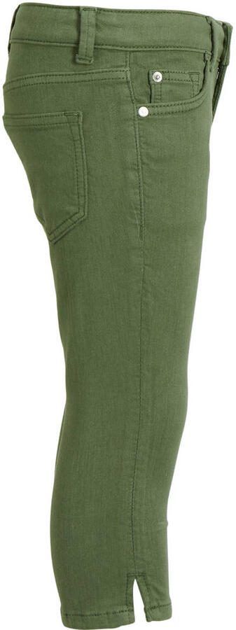 Anytime capri jeans khaki Groen Meisjes Denim 110 - Foto 4