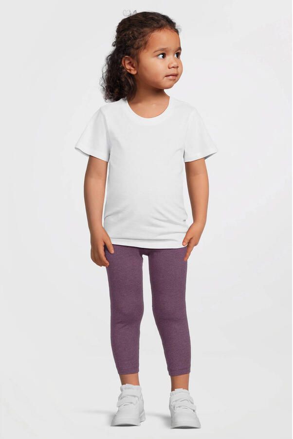 Anytime capri legging paars melange - Foto 3