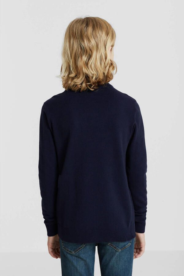 Anytime coltrui navy Blauw Effen 122 128 | Trui van - Foto 2