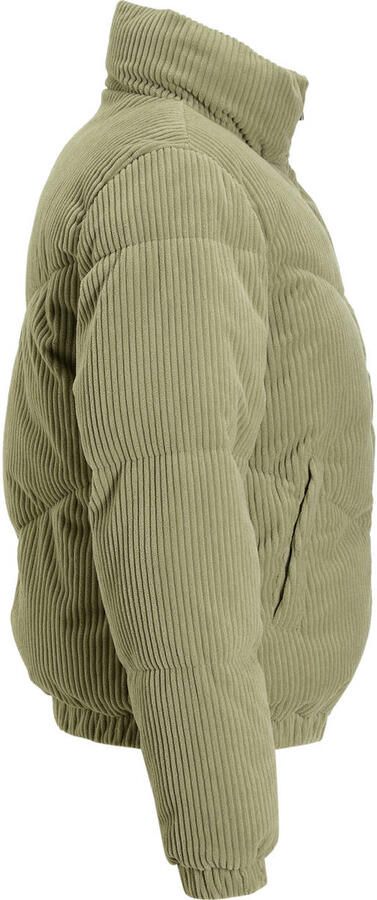 Anytime corduroy gewatteerde jas lichtkhaki - Foto 4