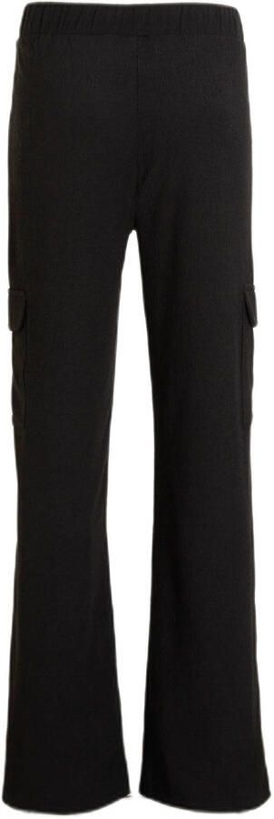 Anytime crinkle cargo broek zwart Meisjes Polyester Effen 122 128