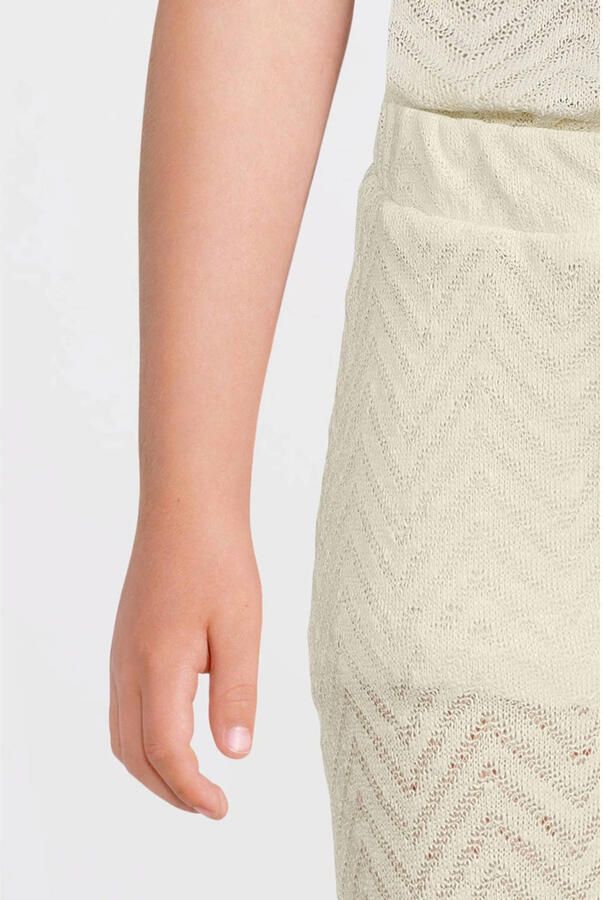 Anytime crochet flared broek off-white - Foto 2