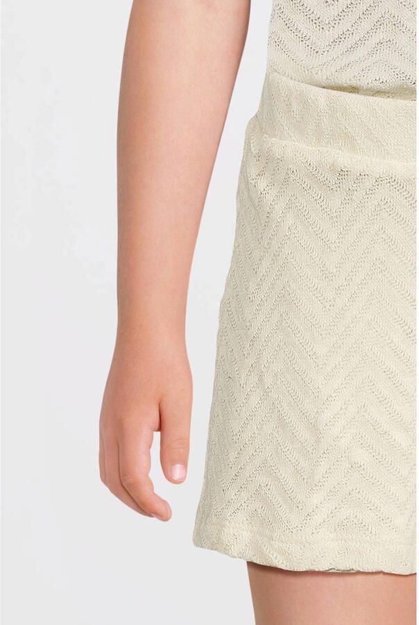 Anytime crochet korte broek off-white - Foto 2