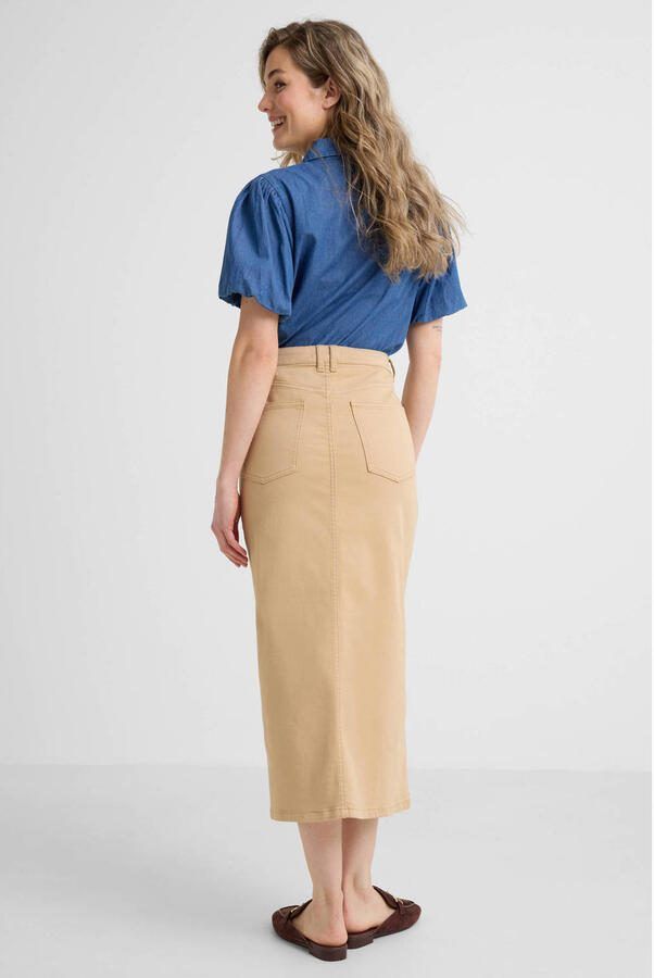 Anytime denim rok beige - Foto 2