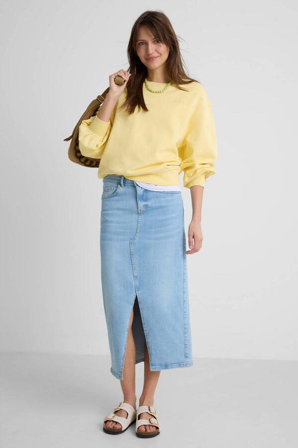 Anytime denim rok lichtblauw
