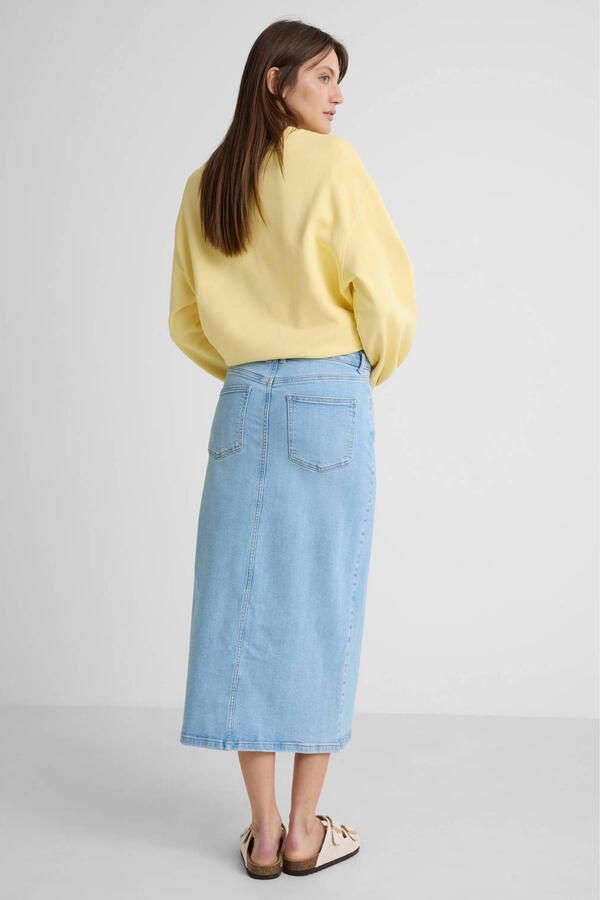 Anytime denim rok lichtblauw - Foto 2