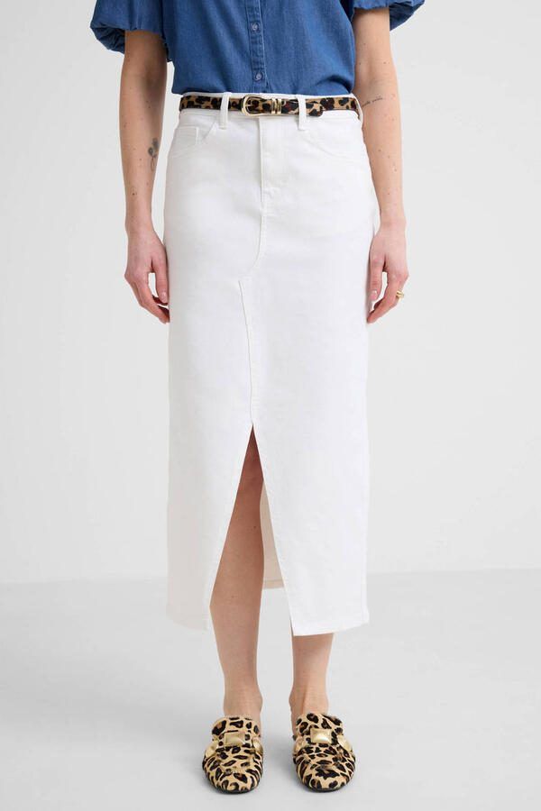 Anytime denim rok wit