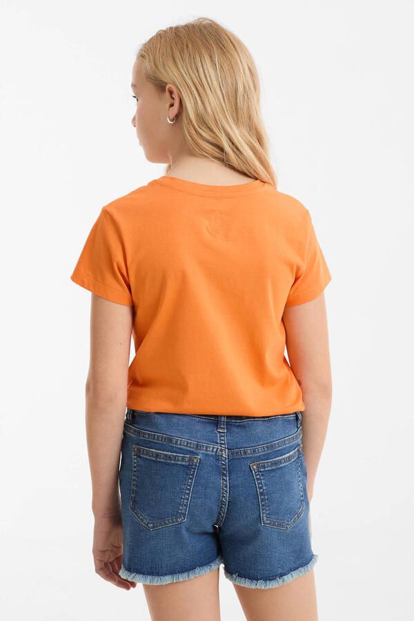 Anytime denim short blauw - Foto 4