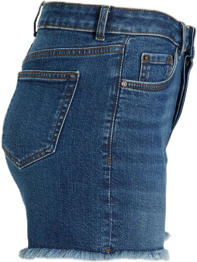 Anytime denim short blauw - Foto 3