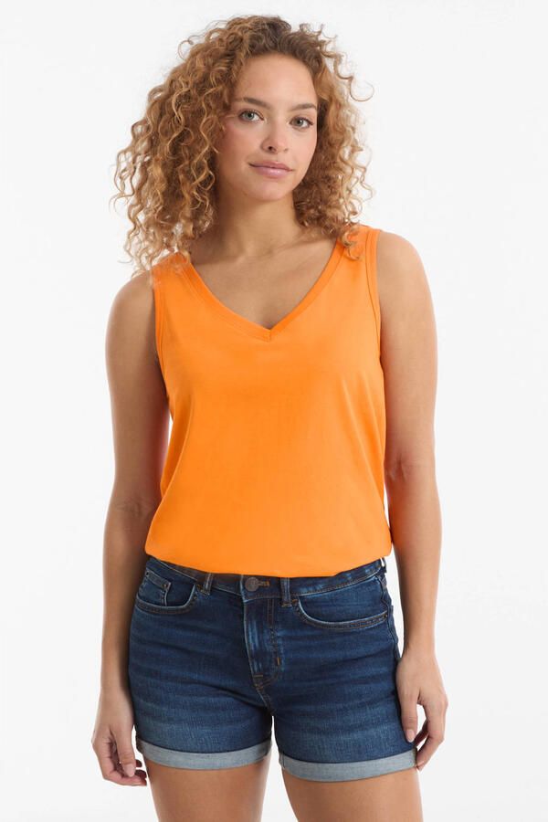 Anytime denim short blauw