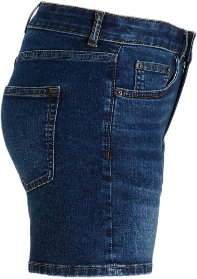 Anytime denim short blauw - Foto 3