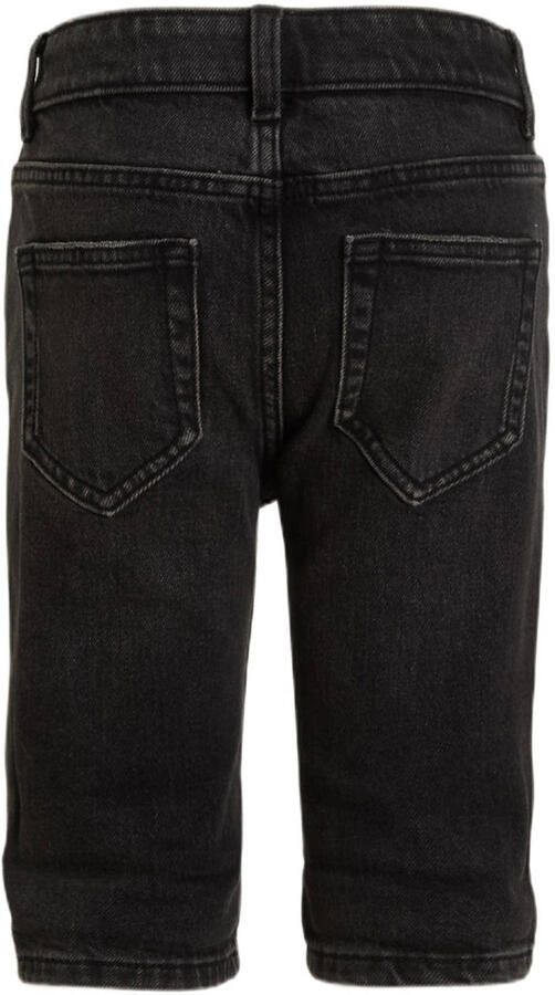 Anytime denim short donkergrijs - Foto 4