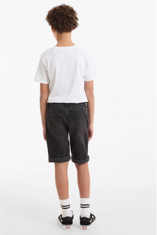 Anytime denim short donkergrijs - Foto 2