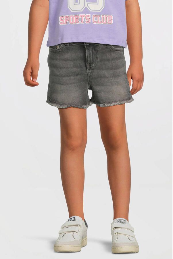 Anytime denim short grey denim
