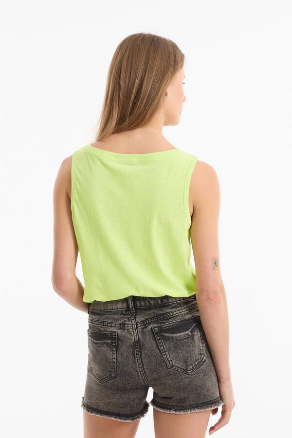 Anytime denim short grijs - Foto 4