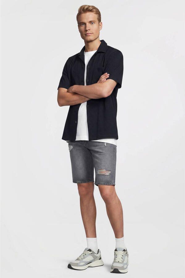 Anytime denim short grijs - Foto 3