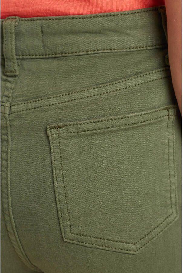 Anytime denim short khaki Groen Effen 152 | Denim short van - Foto 3