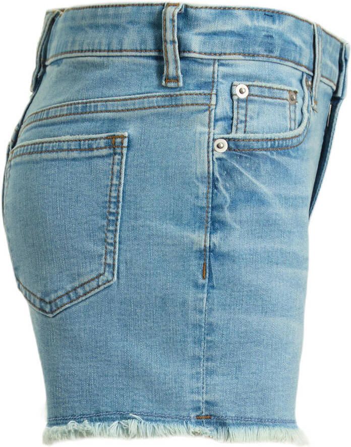 Anytime denim short lichtblauw - Foto 3