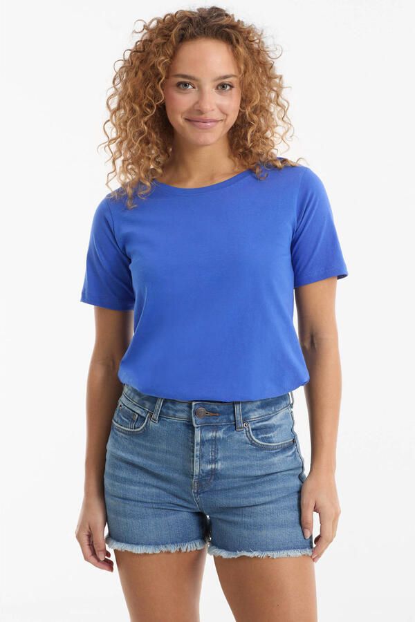 Anytime denim short lichtblauw