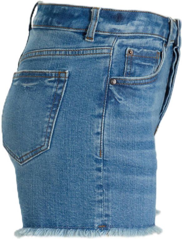Anytime denim short lichtblauw - Foto 4