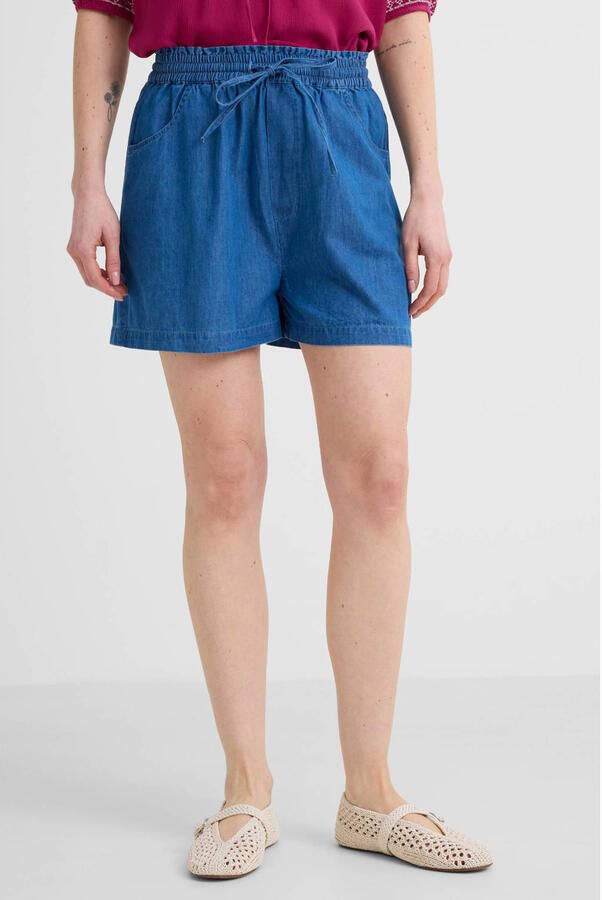 Anytime denim short medium blue
