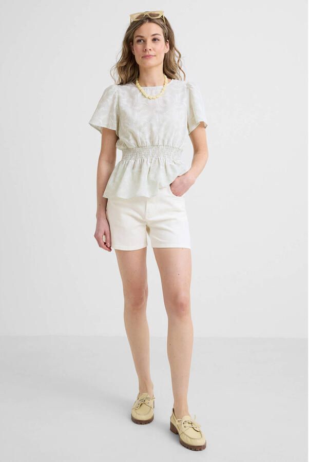 Anytime denim short twill white - Foto 3