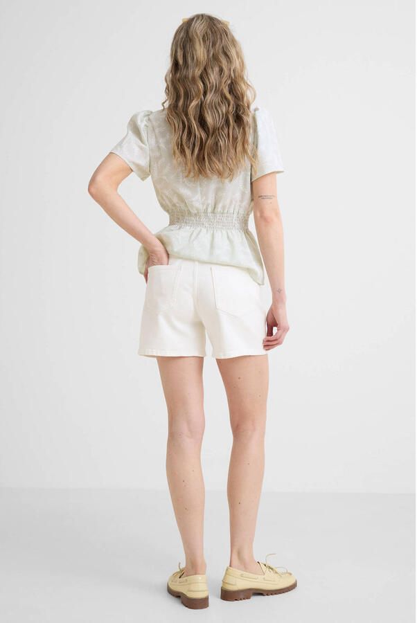 Anytime denim short twill white - Foto 4