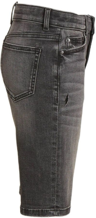 Anytime denim short washed black Zwart Jongens Katoen Effen 104