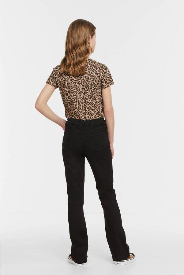 Anytime flared jeans black Zwart Meisjes Stretchdenim Effen 116 - Foto 3