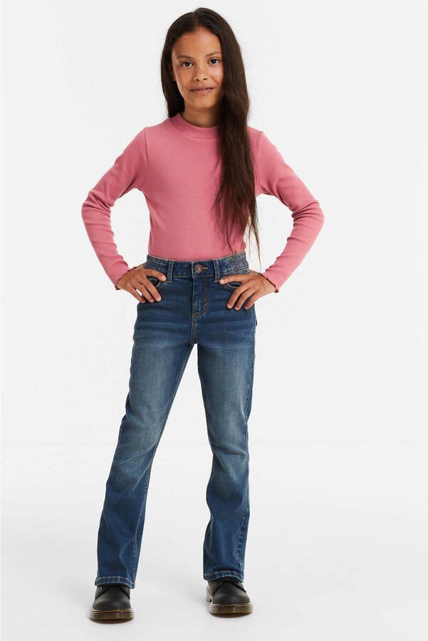 Anytime flared jeans blauw Meisjes Denim 104 | Jeans van - Foto 4