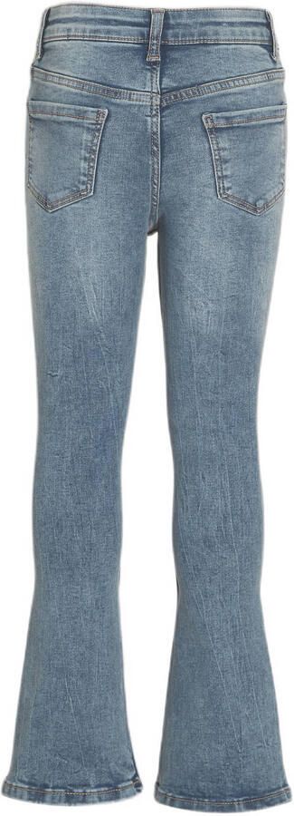 Anytime flared jeans blauw Meisjes Denim 128 | Jeans van