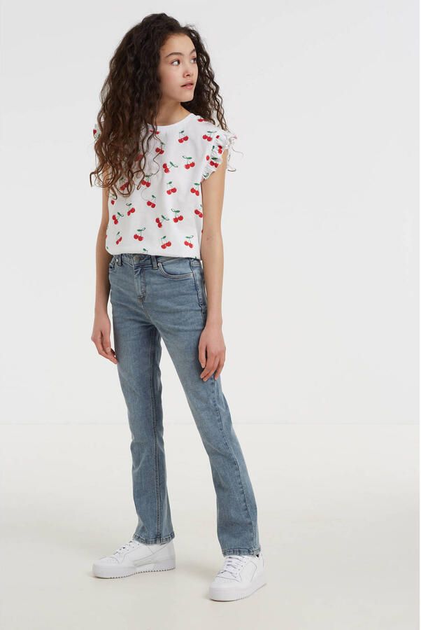 Anytime flared jeans blauw Meisjes Denim 128 | Jeans van - Foto 3