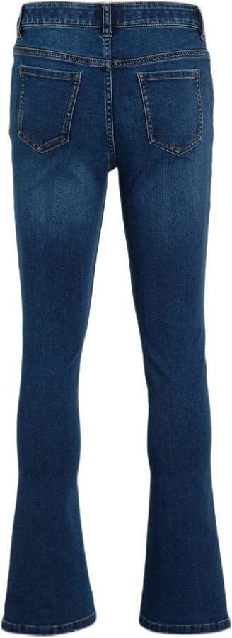 Anytime flared jeans donkerblauw