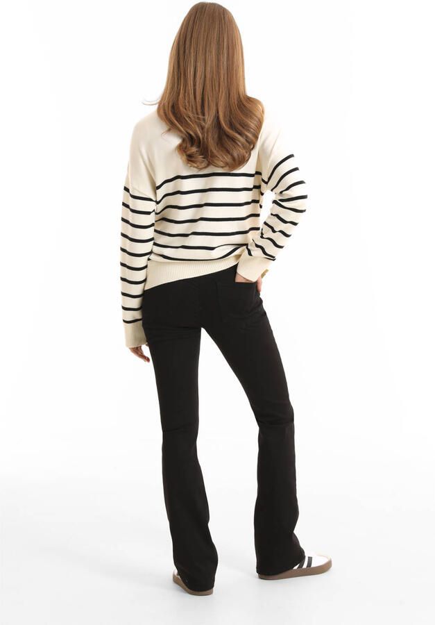 Anytime flared jeans zwart - Foto 2