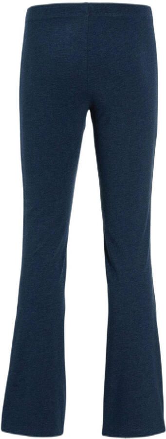 Anytime flared legging donkerblauw melange - Foto 2