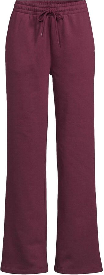 Anytime fleece wide leg joggingbroek bordeaux