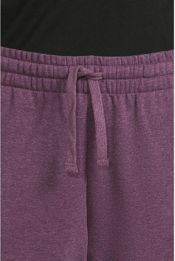 Anytime fleece joggingbroek paars melange