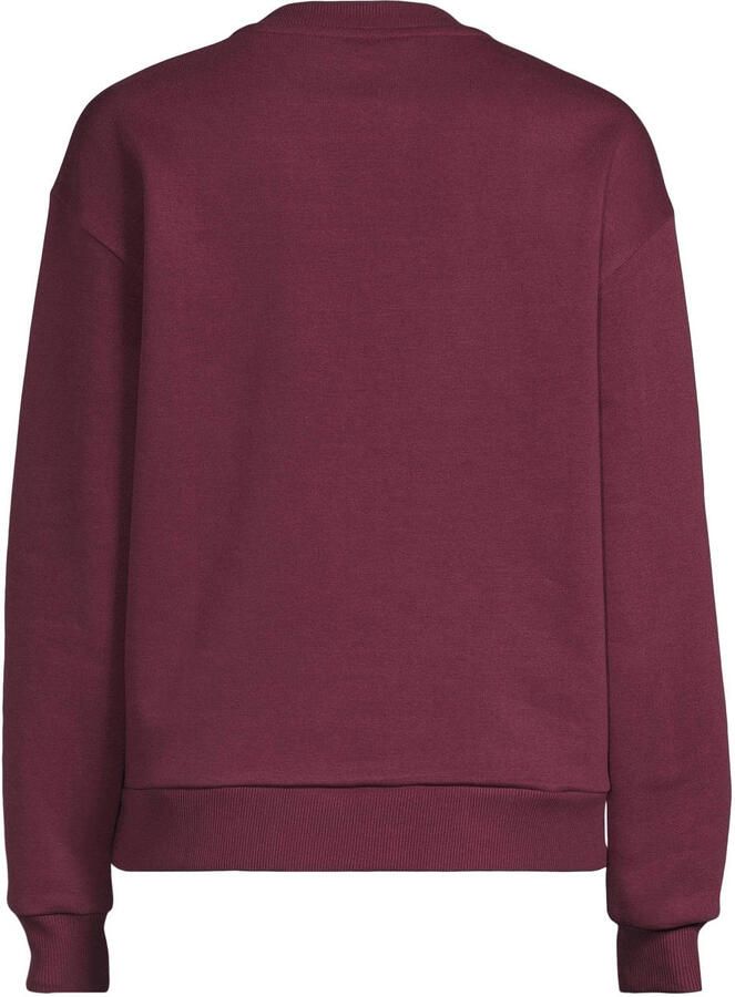 Anytime fleece sweater bordeaux