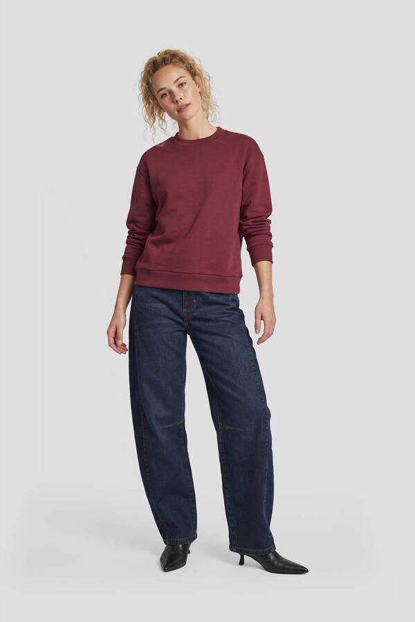 Anytime fleece sweater bordeaux - Foto 2