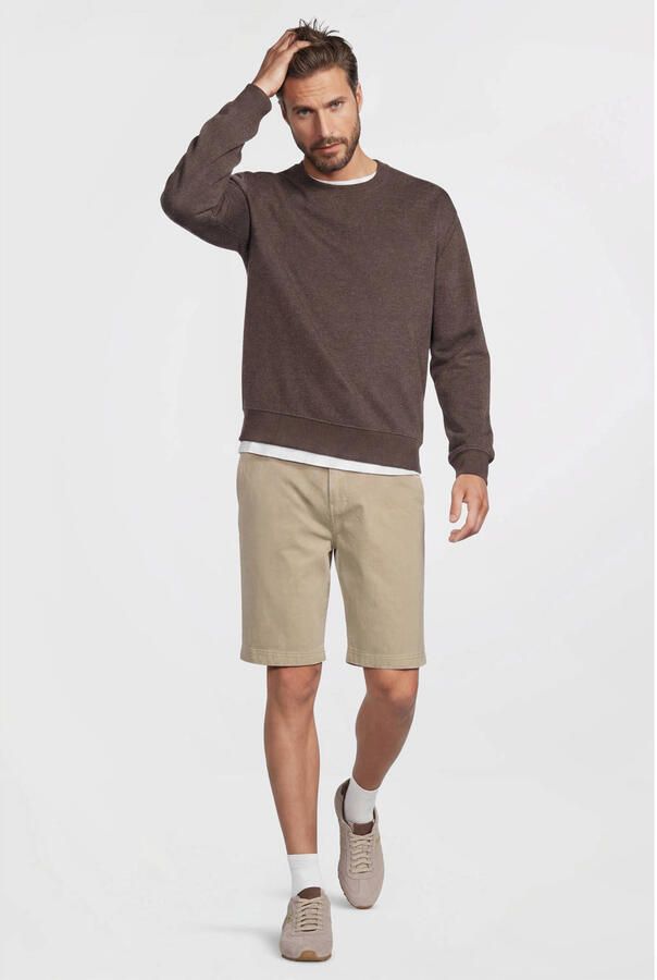 Anytime fleece sweater bruin melange - Foto 2