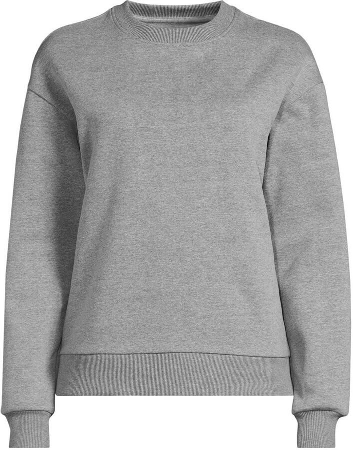 Anytime fleece sweater grijs melange