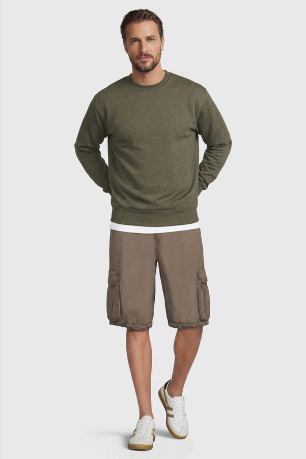 Anytime fleece sweater khaki melange - Foto 3