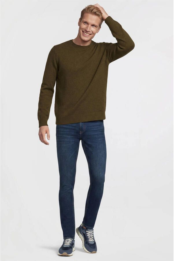 Anytime gebreide trui khaki - Foto 2
