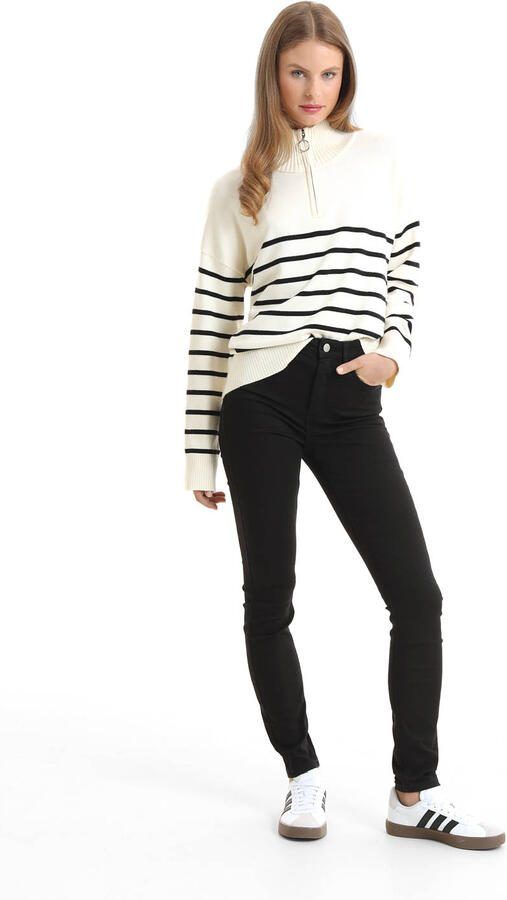 Anytime high rise skinny jeans zwart - Foto 2